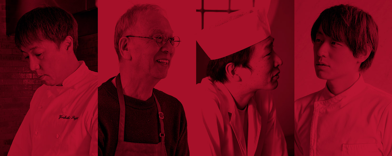 ２つのキャビアメーカー × 4名のシェフ